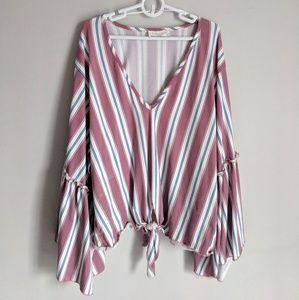 stripped blouse